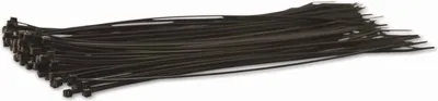 Zdjęcie produktu dla Opaski kablowe KSS z poliamidu 6.6, czarne, 250x2,5, odporne na promieniowanie UV, 100 szt
