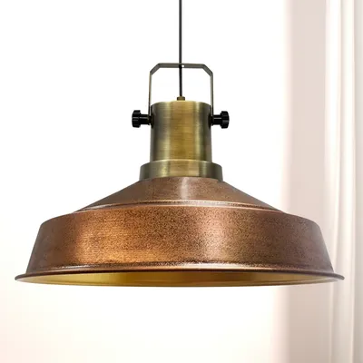 Produktbild von Hängelampe Esstisch Asletl Wohnzimmerlampe 41 cm - Kupfer