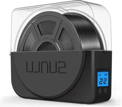 Image de Boîte de séchage pour filament d'imprimante 3D avec ventilateur, noire