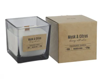 Image de Bougie Nohel Garden en verre MUSK & CITRUS 170g