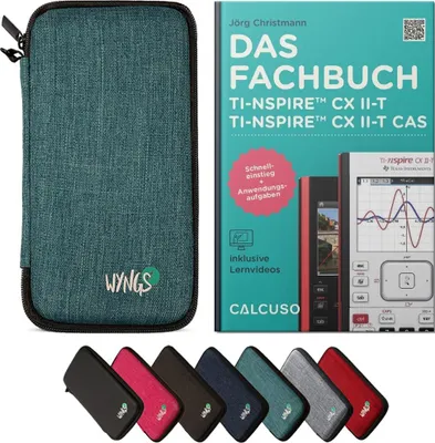 Produktbild von CALCUSO Zubehör Standardpaket Türkis kompatibel für Grafikrechner TI Nspire CX II-T /CX II-T CAS