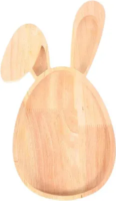 Produktbild von Osternhasen-Holzschneidebrett für Snacks und Käse