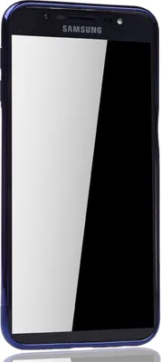 Immagine prodotto di Custodia protettiva in silicone trasparente blu per Samsung Galaxy J6+ Plus