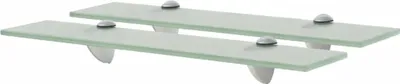 Produktbild von Schweberegale 2 Stk. Glas 50x20 cm 8 mm