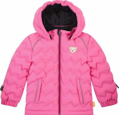 Image de Steiff Veste avec surpiqûres en losange hot pink 92