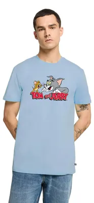 Produktbild von Spreadshirt Tom Und Jerry Fang Mich Doch Männer Premium T-Shirt, S, Hellblau