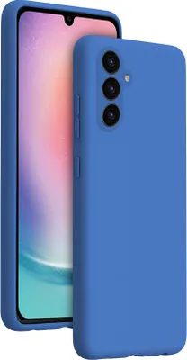 Zdjęcie produktu dla BigBen, etui ochronne do Samsung Galaxy A25 Soft Touch silikonowe, niebieskie
