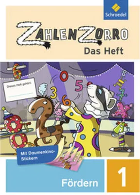 Obrázek produktu pro Zahlenzorro - Das Heft. Förderheft 1