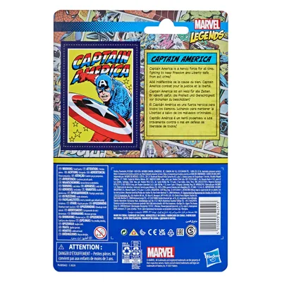 Produktbild von Hasbro Marvel Captain America Retro Figurki Kolekcjonerska 9,5 cm Premium