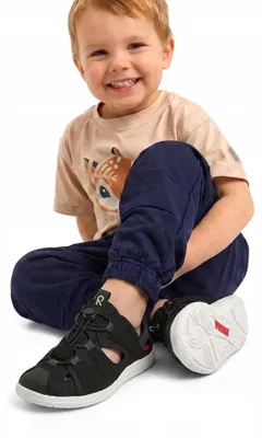 Obrázek produktu pro Reima 5400157B-9990 dětské barefoot boty v černé barvě – bez pfas