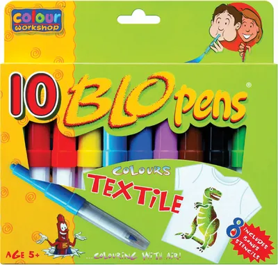 Obrázok produktu pre Fúkacie fixky TEXTILE 1539 Centropen - na textil / sada 10 ks