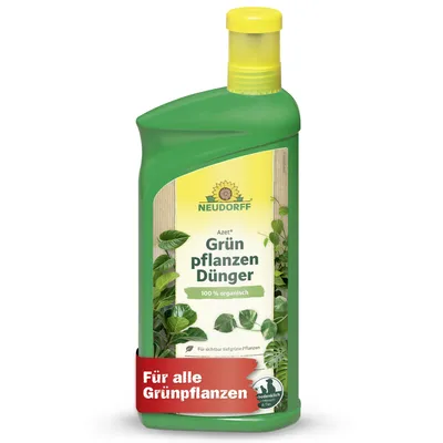 Produktbild von Neudorff Azet Grünpflanzendünger 1L für 200L Gießwasser 100% organischer Universaldünger für Zimmerpflanzen