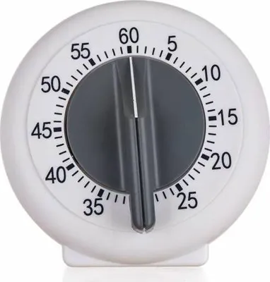 Produktbild von Banquet 28721001, Mechanischer Küchentimer, Grau, Weiß, 60 min