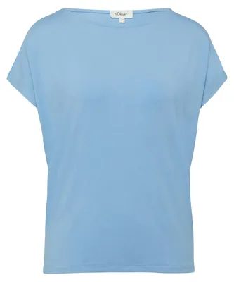 Produktbild von s.Oliver T-Shirt 'Jersey T-Shirt', 2154938, Blue, Gr. 42
