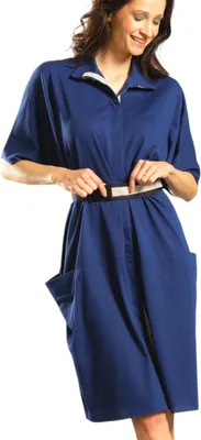 Immagine prodotto di Abito corto blu a camicia Symi - nanoSPACE by LADA