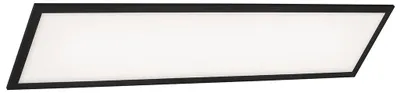 Produktbild von Briloner LED Deckenleuchte Piatto ultraflach CCT Panel mit Fernbedienung, CCT, 24W, schwarz, Metall-Kunststoff