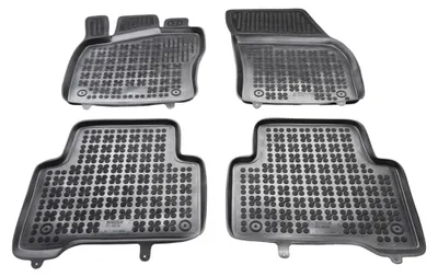 Image de MTM Tapis de sol pour Volkswagen Tiguan II (aussi e-Hybrid) 05.2016-10.2023 en Caoutchouc, Bac sur Mesure Antidérapant avec Rebords 5 cm, cod. 3D 7155