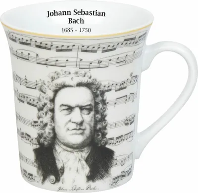 Immagine prodotto di Könitz Becher Komponisten Bach, Musik, Porzellan, Bunt, 410 ml, 11 1 100 2938