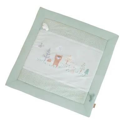 Immagine prodotto di roba coperta per gattonare Woodland Buddies 100 x 100 cm - Morbido tappeto da gioco imbottito per bambini dalla nascita - Coperta da gioco in cotone