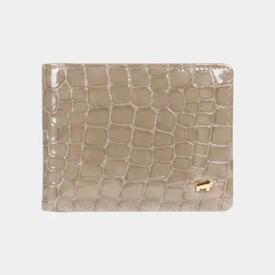 Image de Portefeuille VERONA, modèle "Geldbörse", couleur beige, pour femmes, en cuir, avec 8 compartiments pour cartes