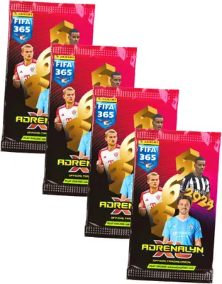 Produktbild von Panini Fifa 365 Karten 2024 - Trading Cards - 4 Booster Sammelkarten