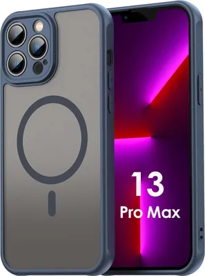 Produktbild von Handyhülle für Apple iPhone 13 Pro Max Matt Case Schutzhülle Kratzfest Passgenau Blau