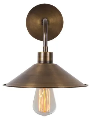 Image de Applique murale Lampe Métal Or - 24 x 36 cm - Style Industriel