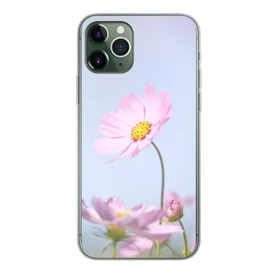 Produktbild von MuchoWow® Handyhülle Schutzhülle Hülle für iPhone 11 Pro Blumen - Rosa - Draußen - Natur Silikon Softcase Handy Hülle - Handy