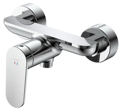 Produktbild von AVAPAX | Duscharmatur aus Messing - 150 mm Anschlussabstand - Chrom glänzend - Zylindrische Form