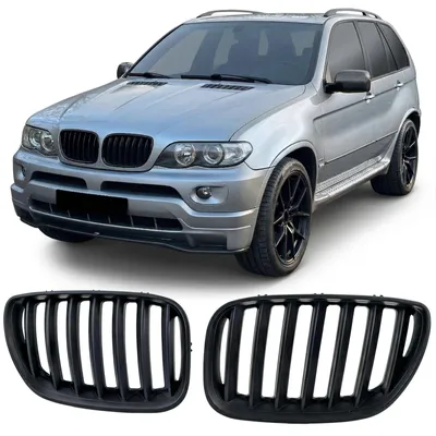 Produktbild von Sportgrill Kühlergrill schwarz für BMW X5 E53 Vorfacelift 1999-2003
