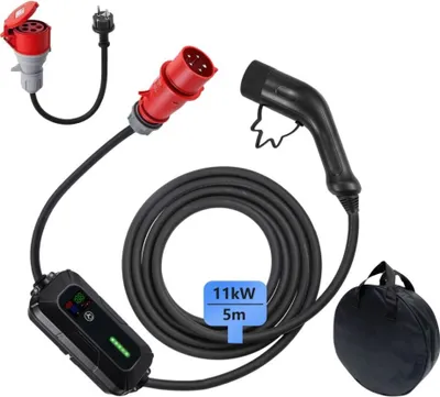 Obrázok produktu pre IMMAX cestovná nabíjacia stanica pre elektromobily EV/PHEV AC Type 2, 11 kW