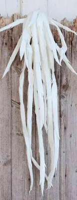 Produktbild von artplants.de Kunst Seegras Aurelius, auf Steckstab, weiß, 85cm - Künstliches Seegras