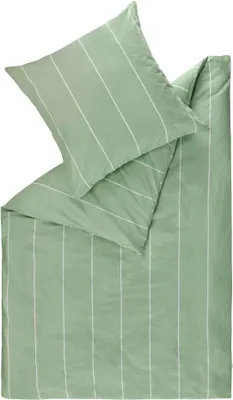 Produktbild von ESPRIT Renforcé Kissenbezüge und Bettwäsche HARPLINES Grün 155 x 220 cm