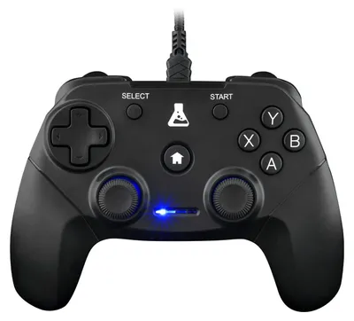 Produktbild von The G-Lab K-pad Thorium, Gamepad, PC, Playstation 3, D-Pad, Home button, Schaltfläche Auswählen, Schaltfläche Start, Digital, Blau, Kabelgebunden