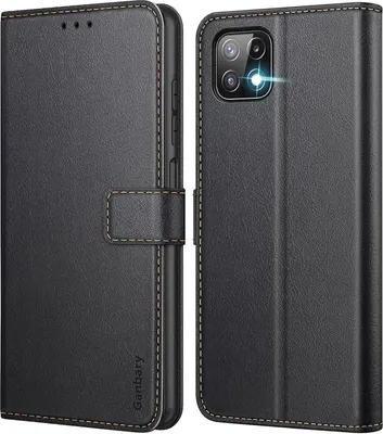 Image de Samsung Galaxy A22 5G Housse cuir noir Etui flipcase