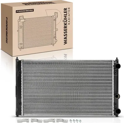 Image de Frankberg 1x Radiateur Refroidisseur d'eau Radiateur de moteur pour VW Caddy II Polo Seat Cordoba Inca 6K1 6K9