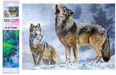 Imagen del producto de Mosaico De Diamantes: Lobuzos En La Nieve
