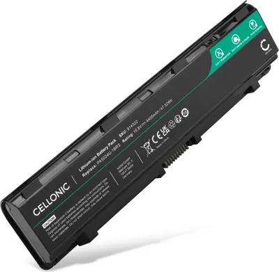 Produktbild von CELLONIC 1x Akku für Notebook Kompatibel mit Toshiba Satellite C850 , Satellite C850D, Satellite C850-100, PA5024U - (4400mAh, 10.8V)