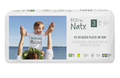 Image de Couches Naty Midi 4 - 9 kg - PACK ECONOMIQUE 50 pcs