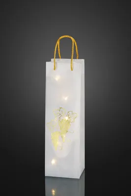 Produktbild von Deko-Geschenktasche mit goldenen Trauben