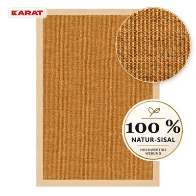 Immagine prodotto di Tappeto Sisal Goa, tappeto naturale in 100% sisal con bordatura in tessuto, dimensioni 200 x 290 cm