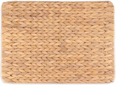 Obrázok produktu pre Podložka Famanu z vodnej hyacinty – obdĺžnikový tvar, umývateľná, 43 cm x 32 cm, sada 4 kusov