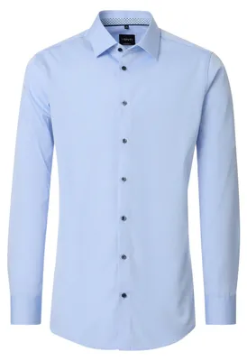 Produktbild von VENTI Herren Businesshemd Langarm Kent Comfort-Fit Hellblau 44