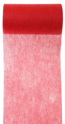 Produktbild von VLIES- BAND Uni ( Dekoband z.B.Tischband ) 10cm/10m ROT