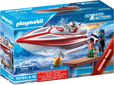 Productafbeelding van PLAYMOBIL Familie Plezier 70744 Speedboot met onderwatermotor