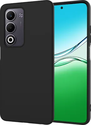 Image de Cazy Coque compatible avec Oppo A5m Coque en Silicone – Coque Flexible – Noir