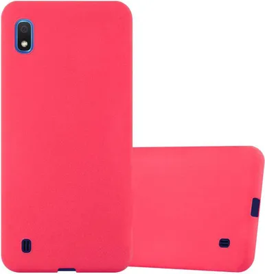 Produktbild von Cadorabo Schutzhülle für Samsung Galaxy A10 / M10 Hülle in Rot Handyhülle TPU Etui Cover Case