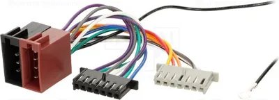 Immagine prodotto di 1 connettore, radio, standard ISO, pin: 14. Connettore per autoradio
