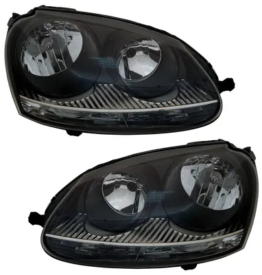 Produktbild von Scheinwerfer schwarz links/rechts für VW Golf 5 / Jetta 3 2003-2009