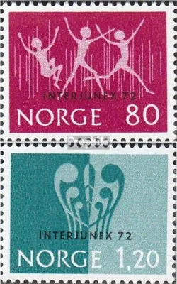 Produktbild von Briefmarken Norwegen 1972 Mi 647-648 (kompl.Ausg.) postfrisch Briefmarken